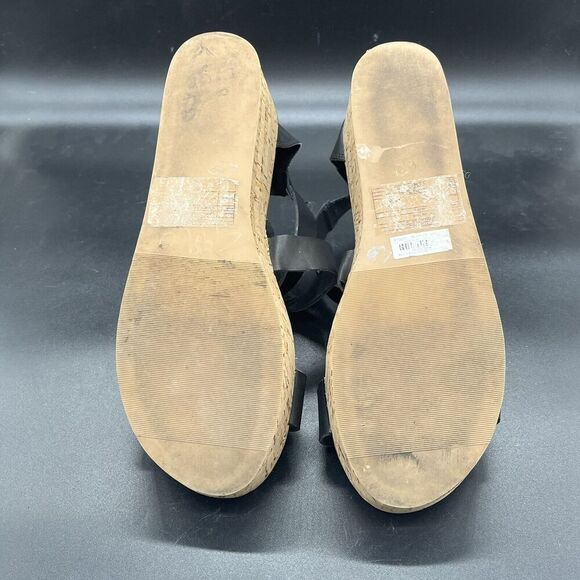 Torrid Strappy Wedge Sandal Cork Bottom Women’s 10.5 casual summer vacation - Picture 7 of 7